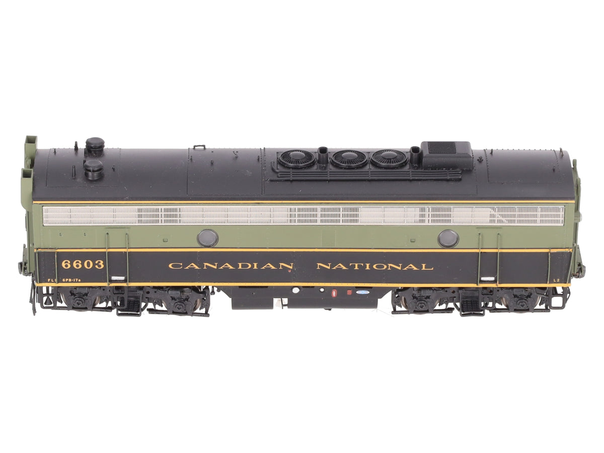 Rapido Trains 221302 HO Scale Canadian National Unpowered F9B Diesel Unit #6603 EX/Box