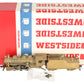 NWSL HO Brass Southern USRA 0-6-0 Steam Locomotive & Tender - Unpainted EX