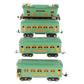 Lionel 253 Vintage O Prewar Electric Locomotive 4-Car Passenger Set #607/#608