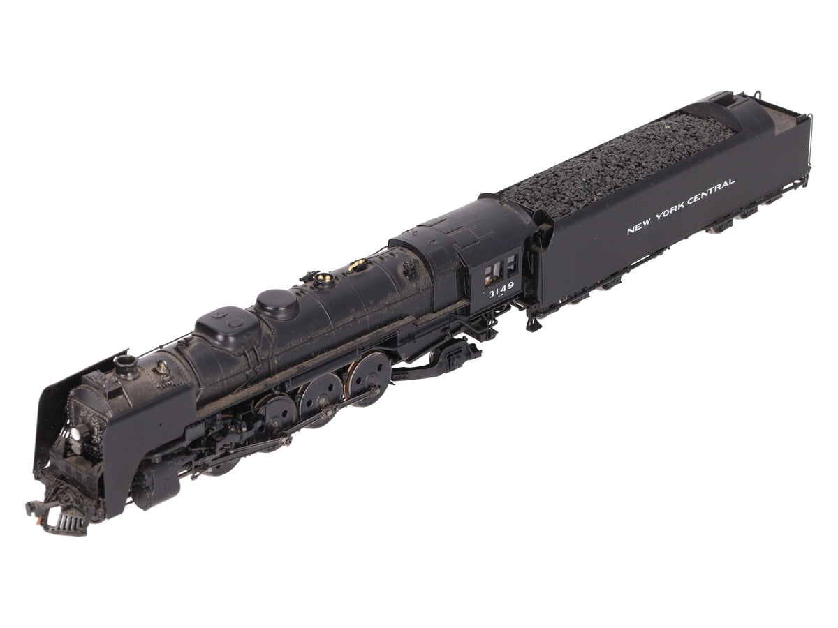 MTH HO Scale NYC 4-8-2 L-4B Steam Locomotive & Tender w/ PS3 #3149 EX