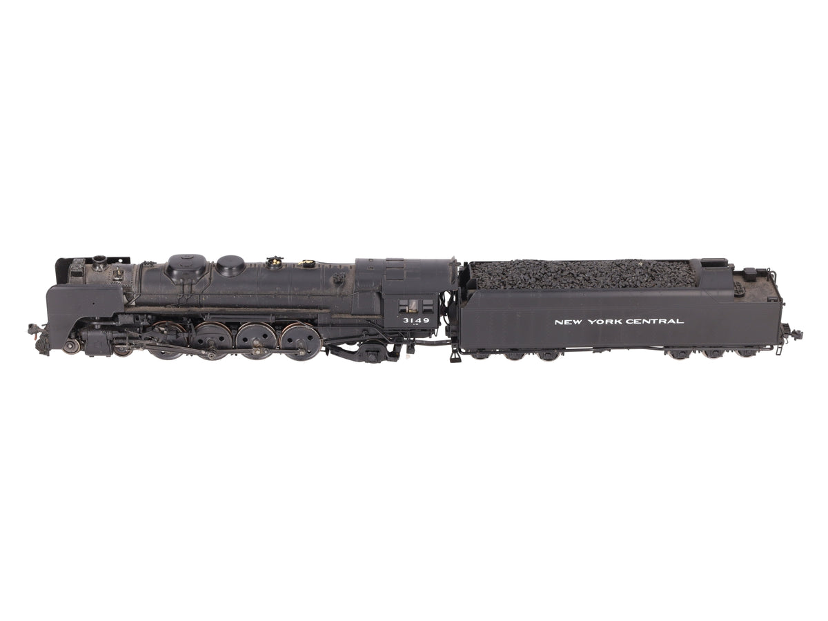 MTH HO Scale NYC 4-8-2 L-4B Steam Locomotive & Tender w/ PS3 #3149 EX