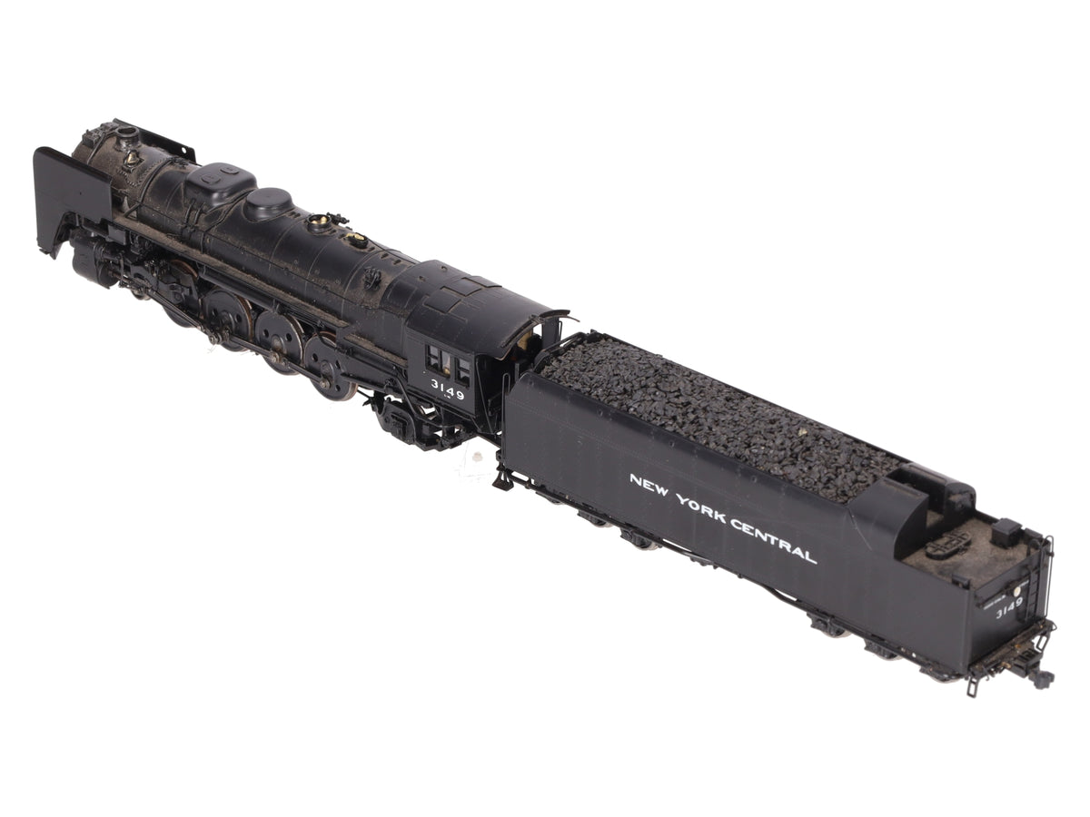 MTH HO Scale NYC 4-8-2 L-4B Steam Locomotive & Tender w/ PS3 #3149 EX