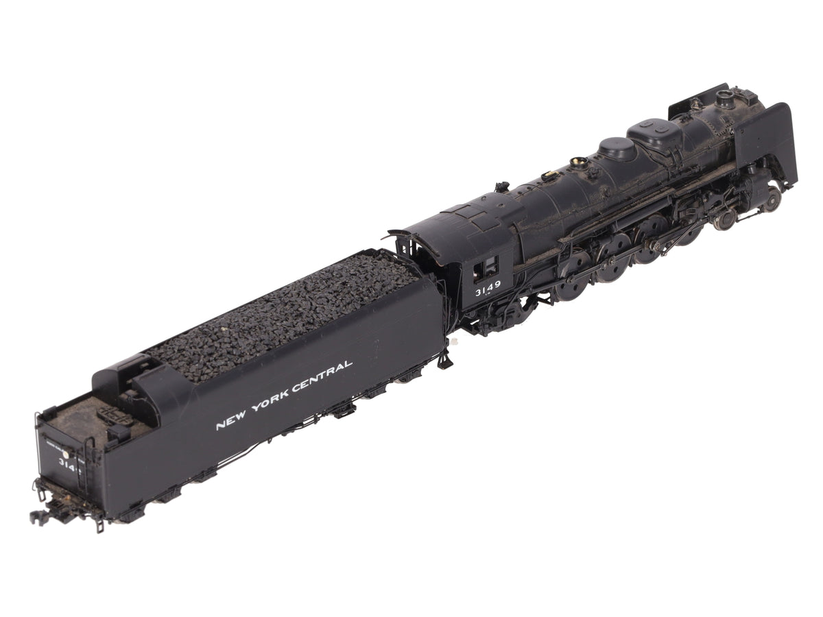 MTH HO Scale NYC 4-8-2 L-4B Steam Locomotive & Tender w/ PS3 #3149 EX