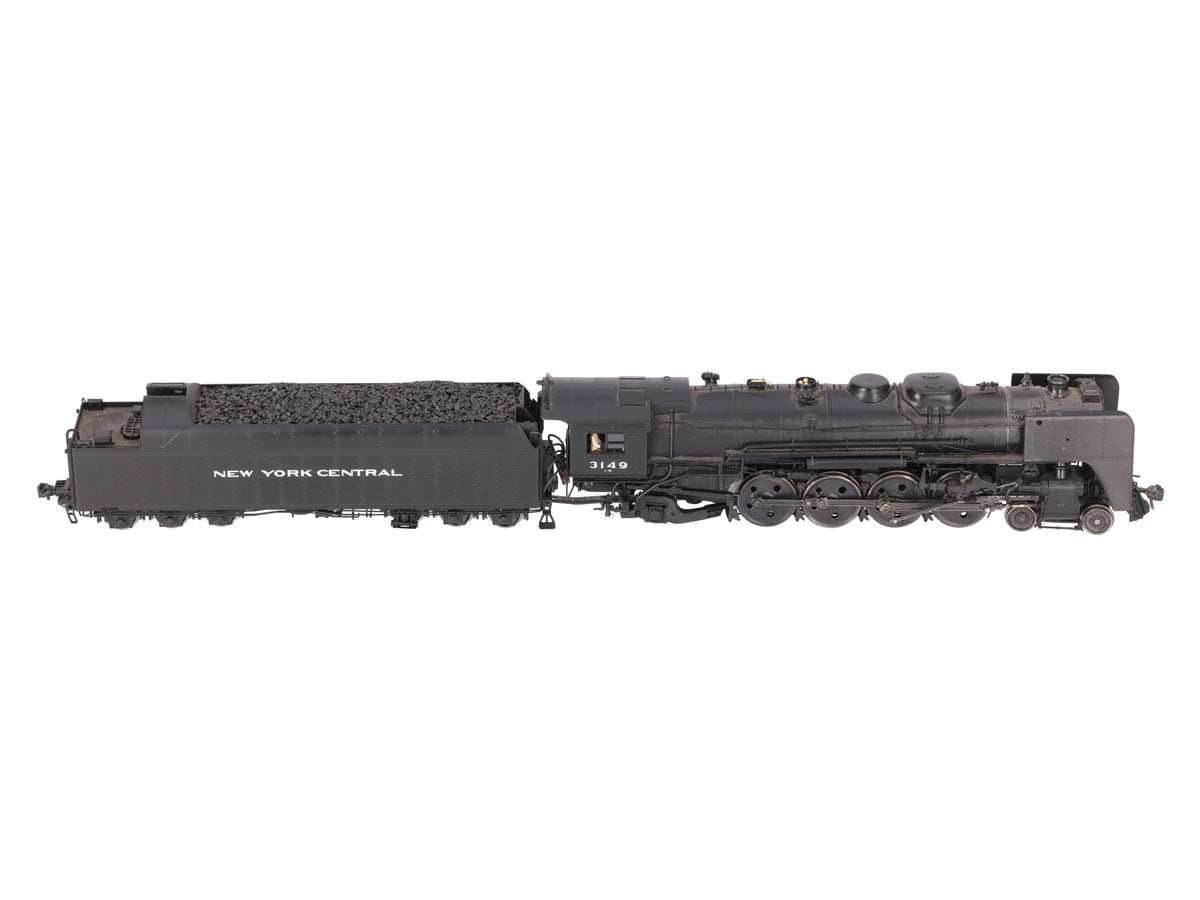 MTH HO Scale NYC 4-8-2 L-4B Steam Locomotive & Tender w/ PS3 #3149 EX