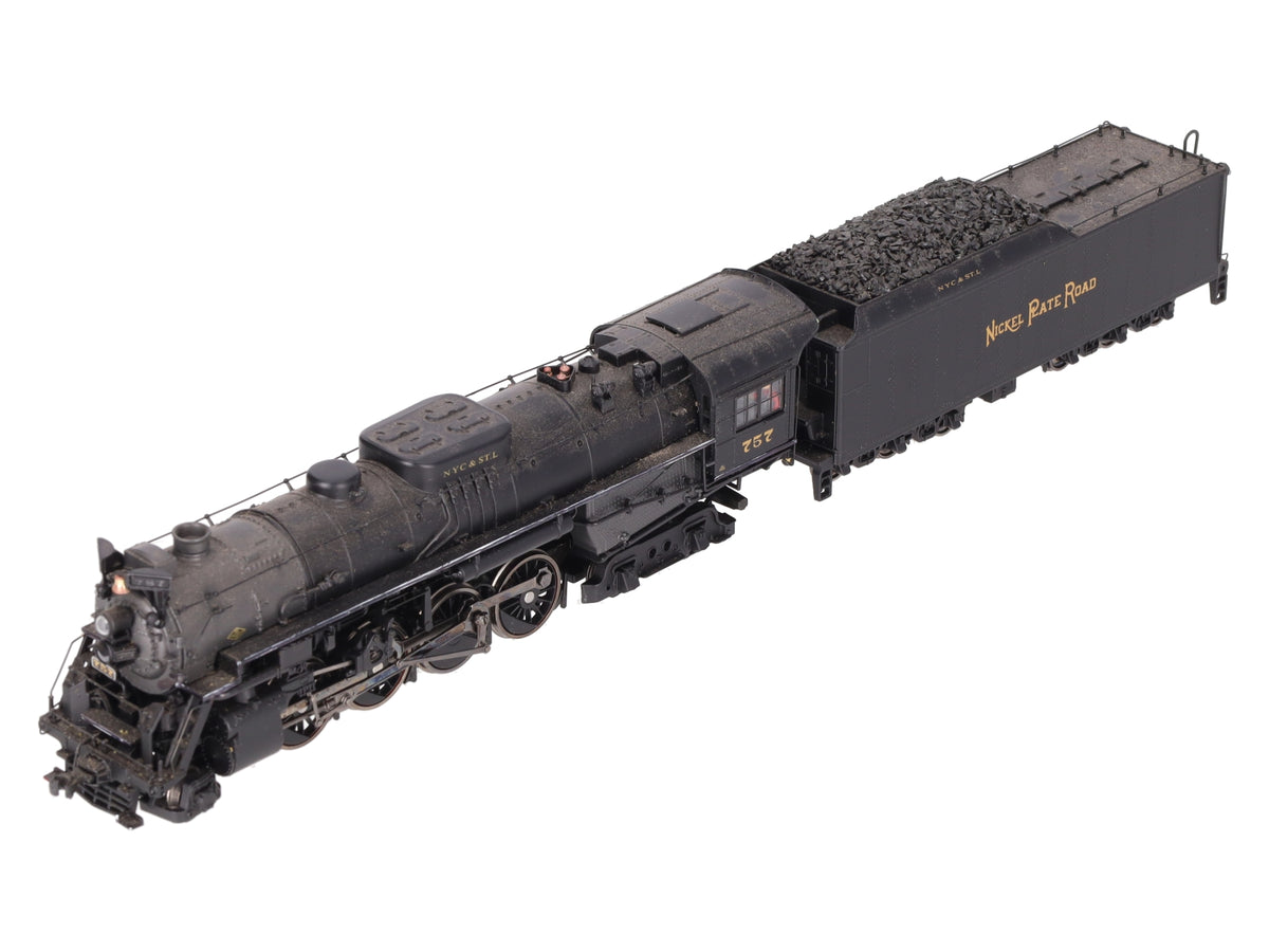 MTH 80-3175-1 HO Nickel Plate Road 2-8-4 Berkshire Loco & Tender w/PS3.0 #757 EX/Box