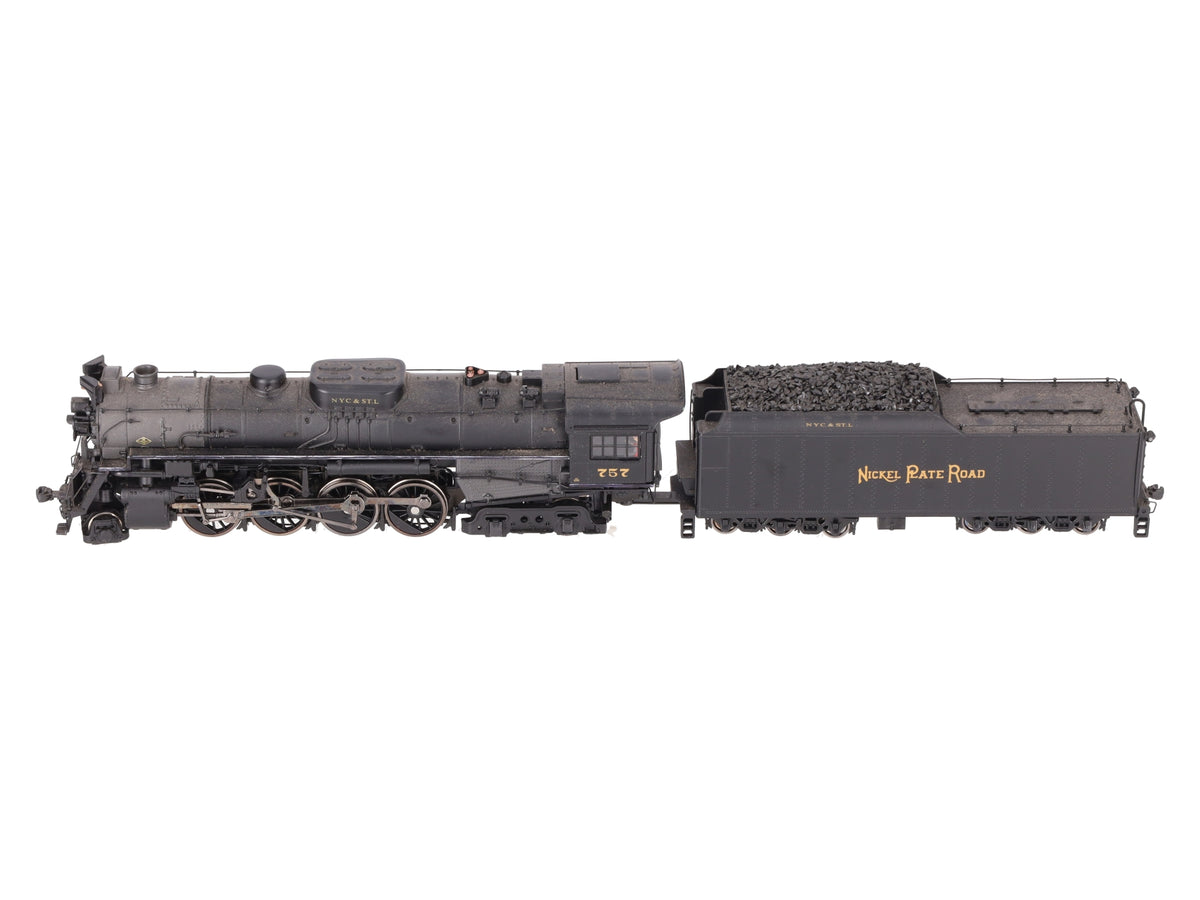 MTH 80-3175-1 HO Nickel Plate Road 2-8-4 Berkshire Loco & Tender w/PS3.0 #757 EX/Box