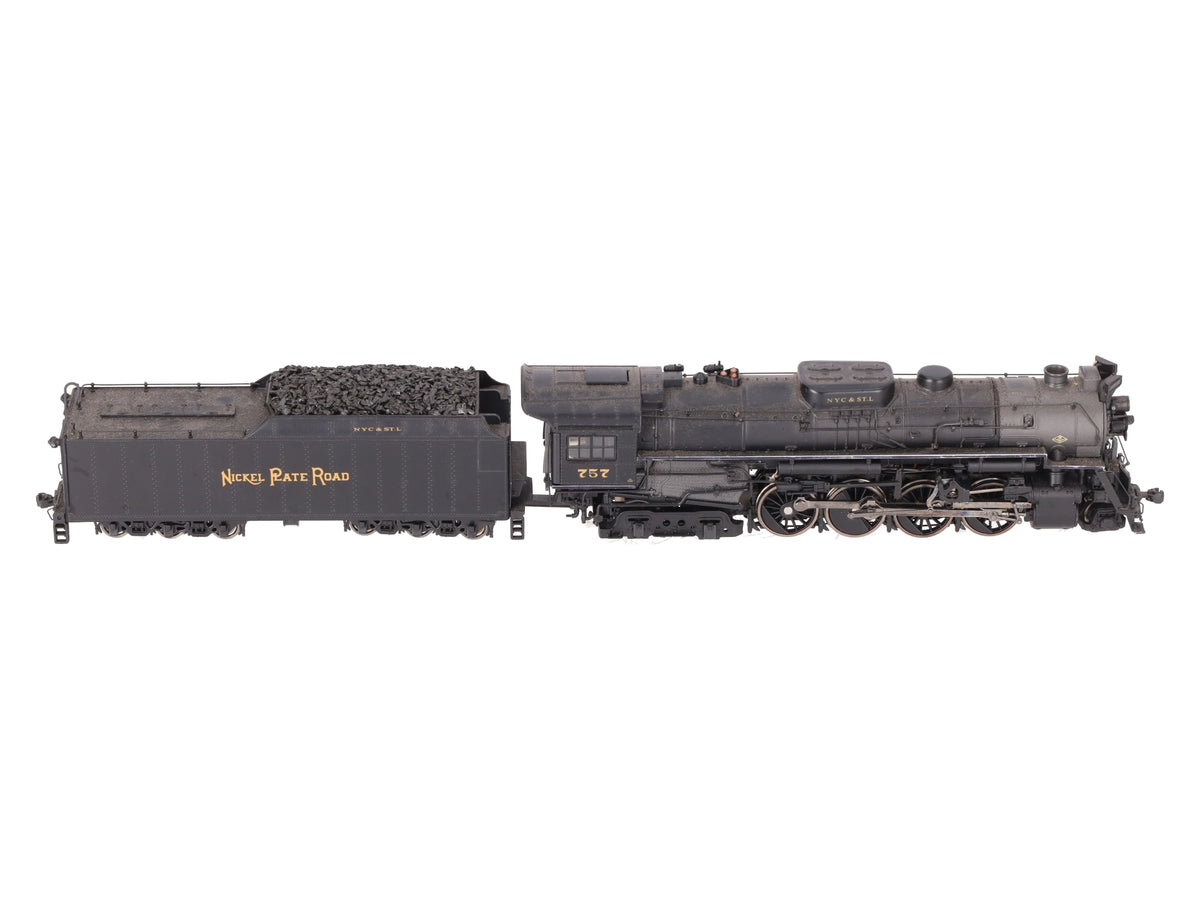MTH 80-3175-1 HO Nickel Plate Road 2-8-4 Berkshire Loco & Tender w/PS3.0 #757 EX/Box