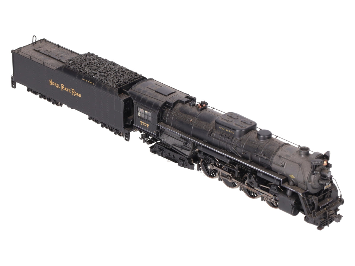 MTH 80-3175-1 HO Nickel Plate Road 2-8-4 Berkshire Loco & Tender w/PS3.0 #757 EX/Box