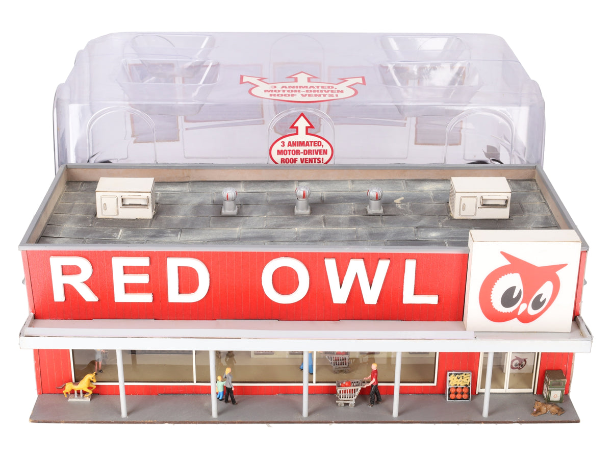 Menards 279-3472 O Scale Red Owl Grocery Store Building EX/Box