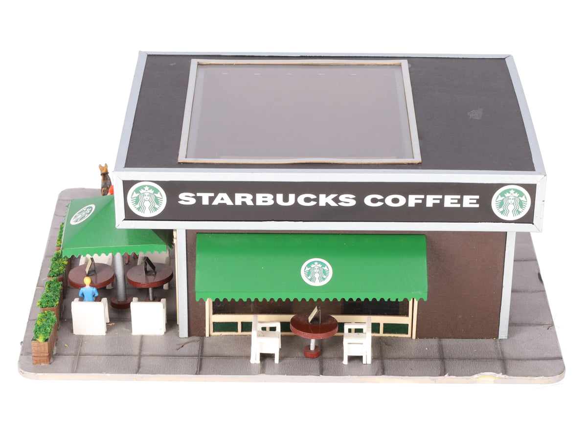 Menards 279-4325 O Gauge Assembled Starbucks Coffee Shop EX/Box