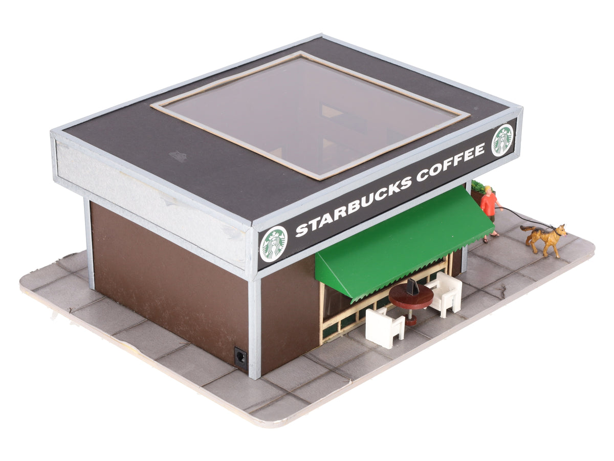 Menards 279-4325 O Gauge Assembled Starbucks Coffee Shop EX/Box