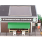 Menards 279-4325 O Gauge Assembled Starbucks Coffee Shop EX/Box