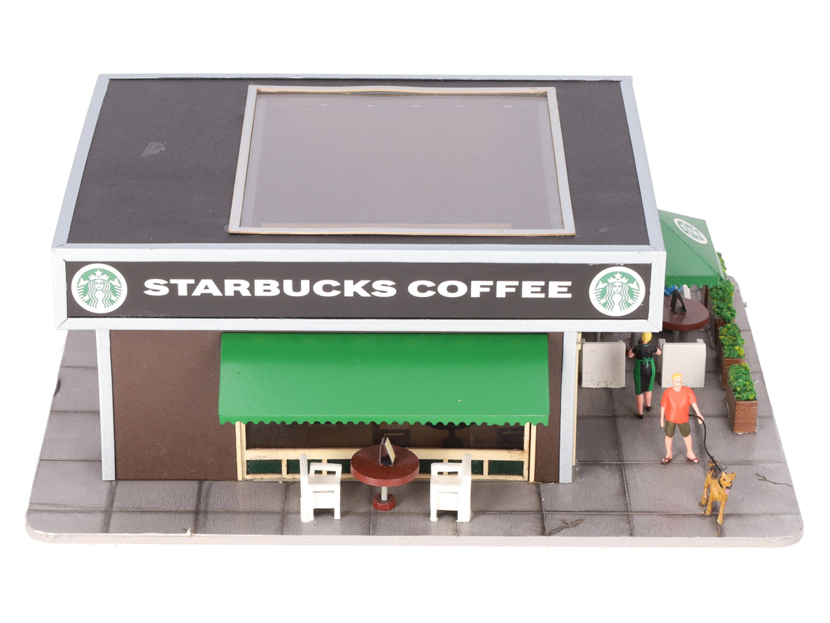 Menards 279-4325 O Gauge Assembled Starbucks Coffee Shop EX/Box