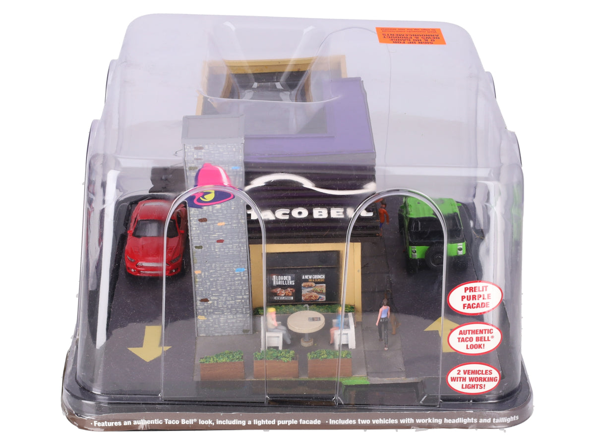 Menards 279-4451 O Scale Taco Bell Restaurant w/Lighting EX/Box