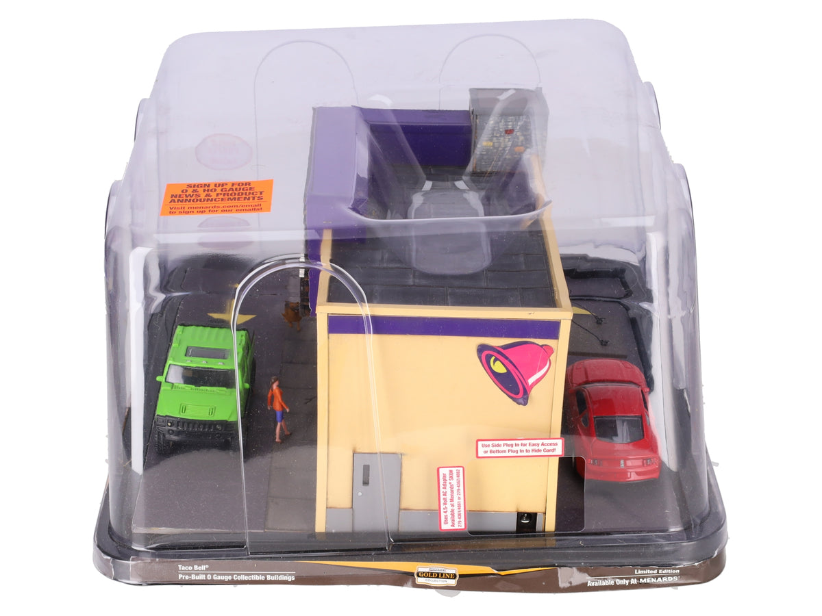 Menards 279-4451 O Scale Taco Bell Restaurant w/Lighting EX/Box