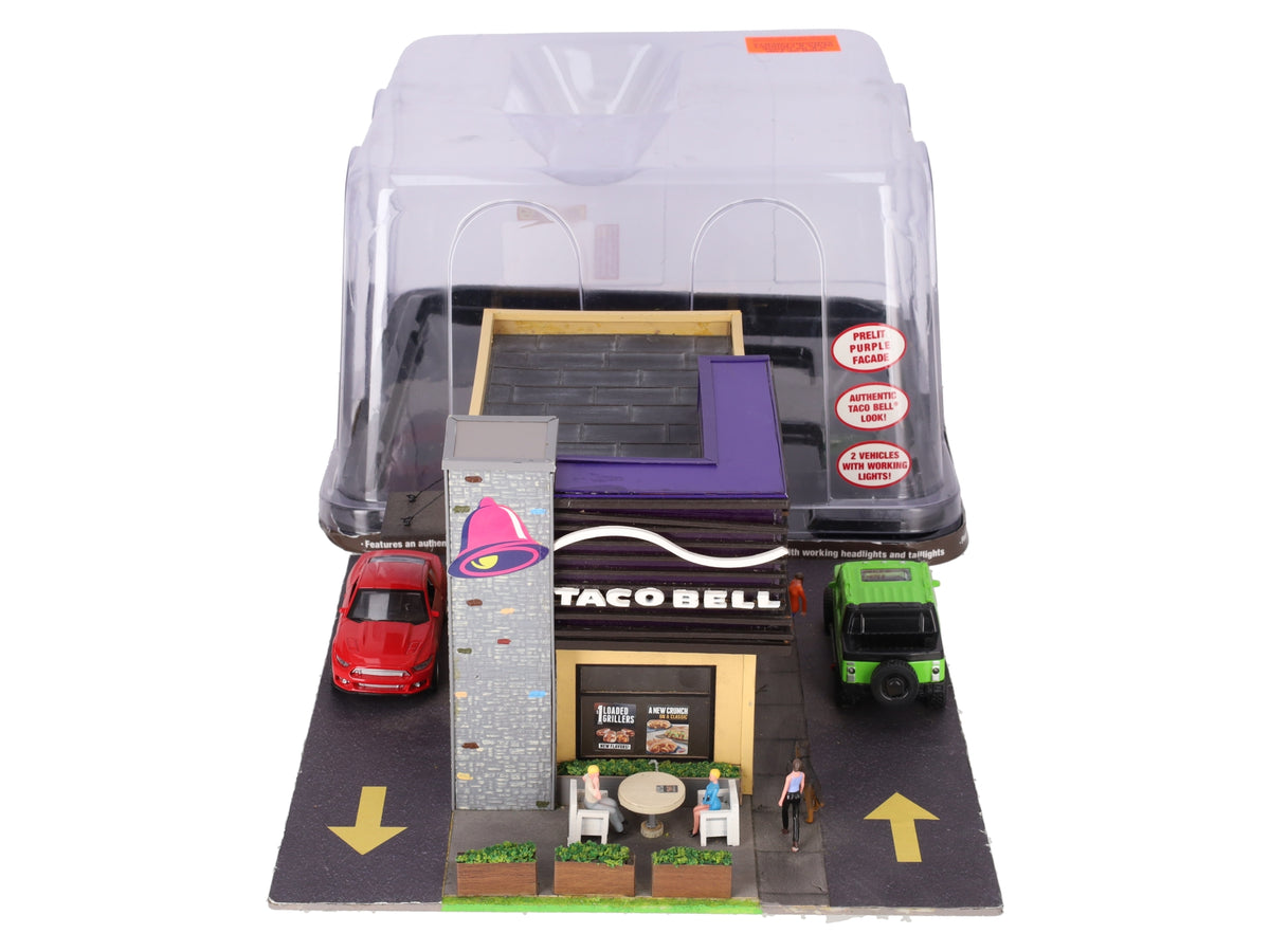 Menards 279-4451 O Scale Taco Bell Restaurant w/Lighting EX/Box