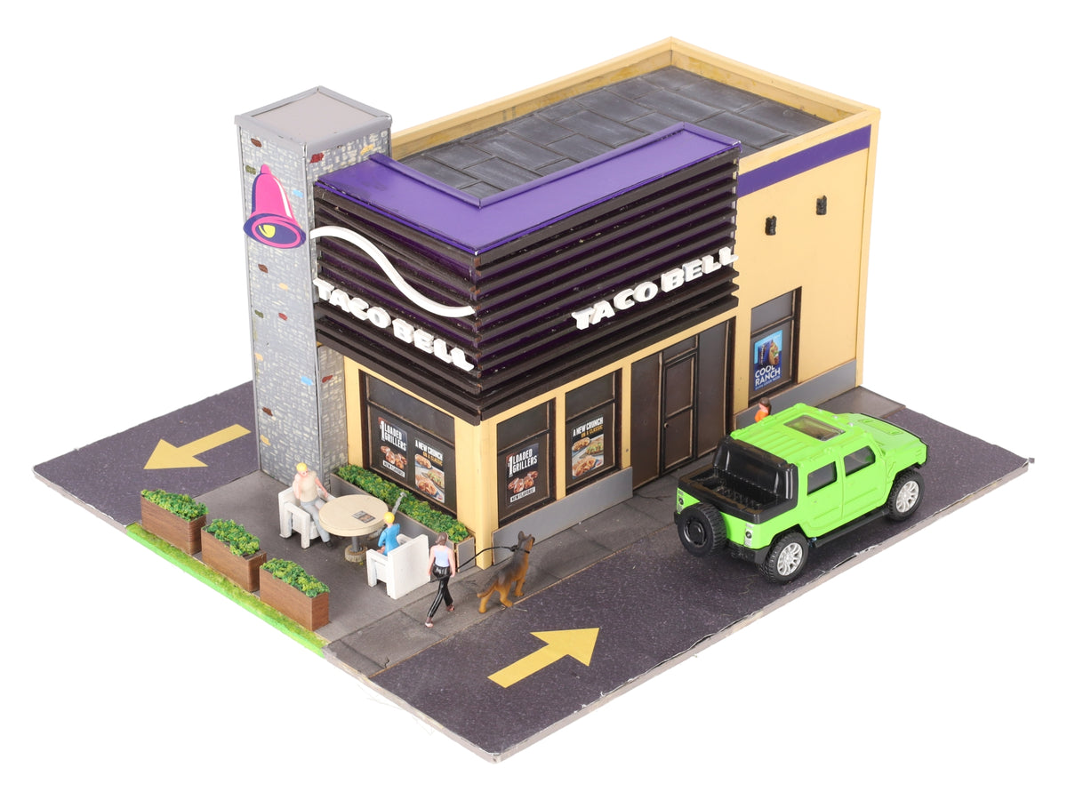 Menards 279-4451 O Scale Taco Bell Restaurant w/Lighting EX/Box