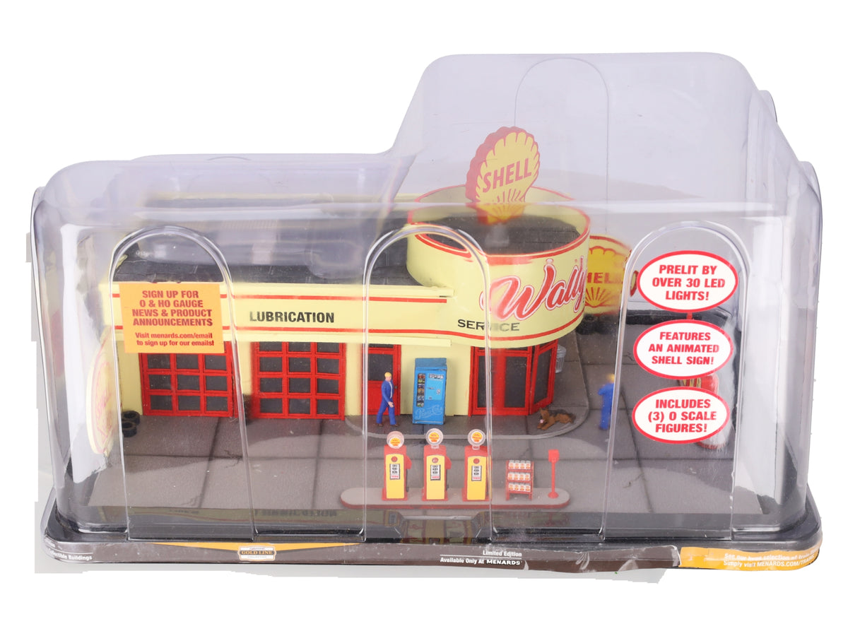 Menards 279-4431 O Gauge Wally's Service Station VG/Box