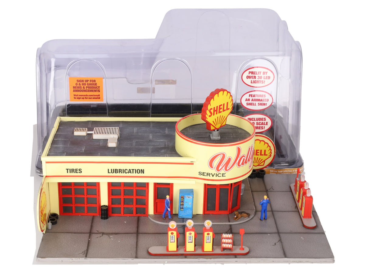 Menards 279-4431 O Gauge Wally's Service Station VG/Box