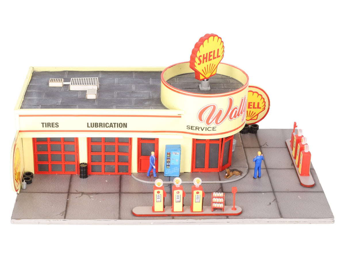 Menards 279-4431 O Gauge Wally's Service Station VG/Box