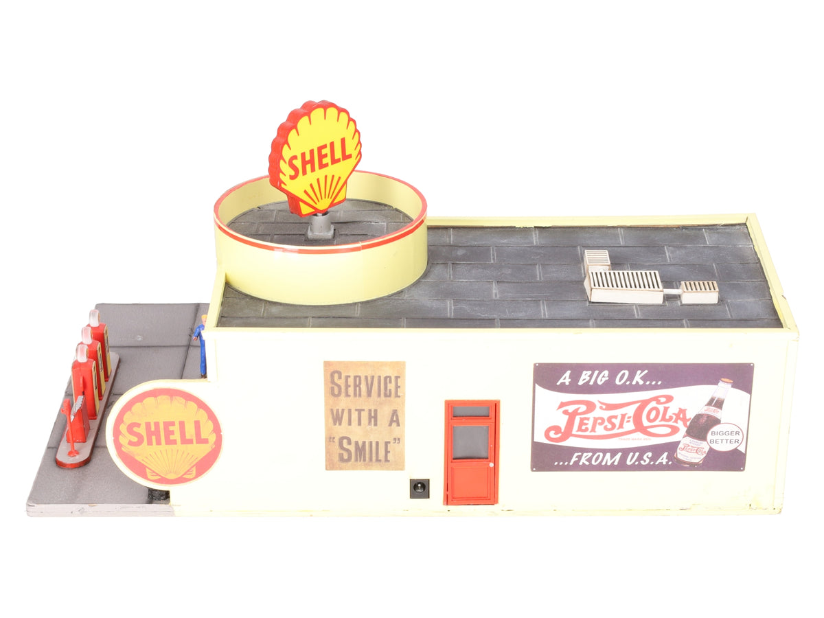 Menards 279-4431 O Gauge Wally's Service Station VG/Box