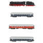 Fleischmann 781004 N DB "Gambrinus" Steam Locomotive & Passenger Car (Set of 4) LN/Box