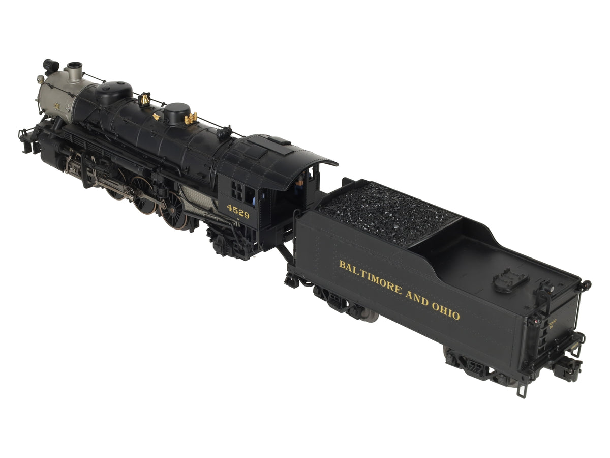 K-Line K3610-4529CC B&O Mikado Steam Locomotive & Tender #4529 with TMCC LN/Box