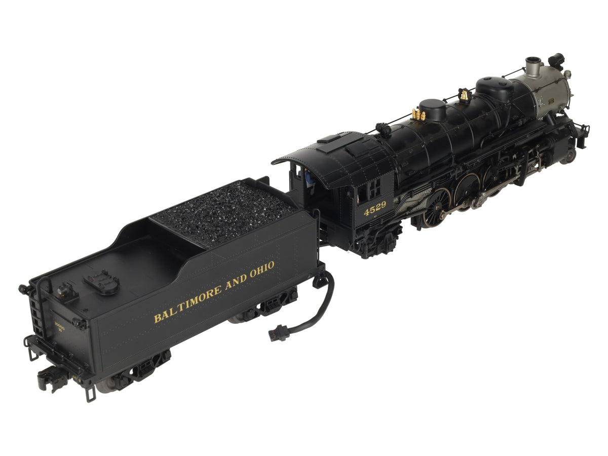 K-Line K3610-4529CC B&O Mikado Steam Locomotive & Tender #4529 with TMCC LN/Box