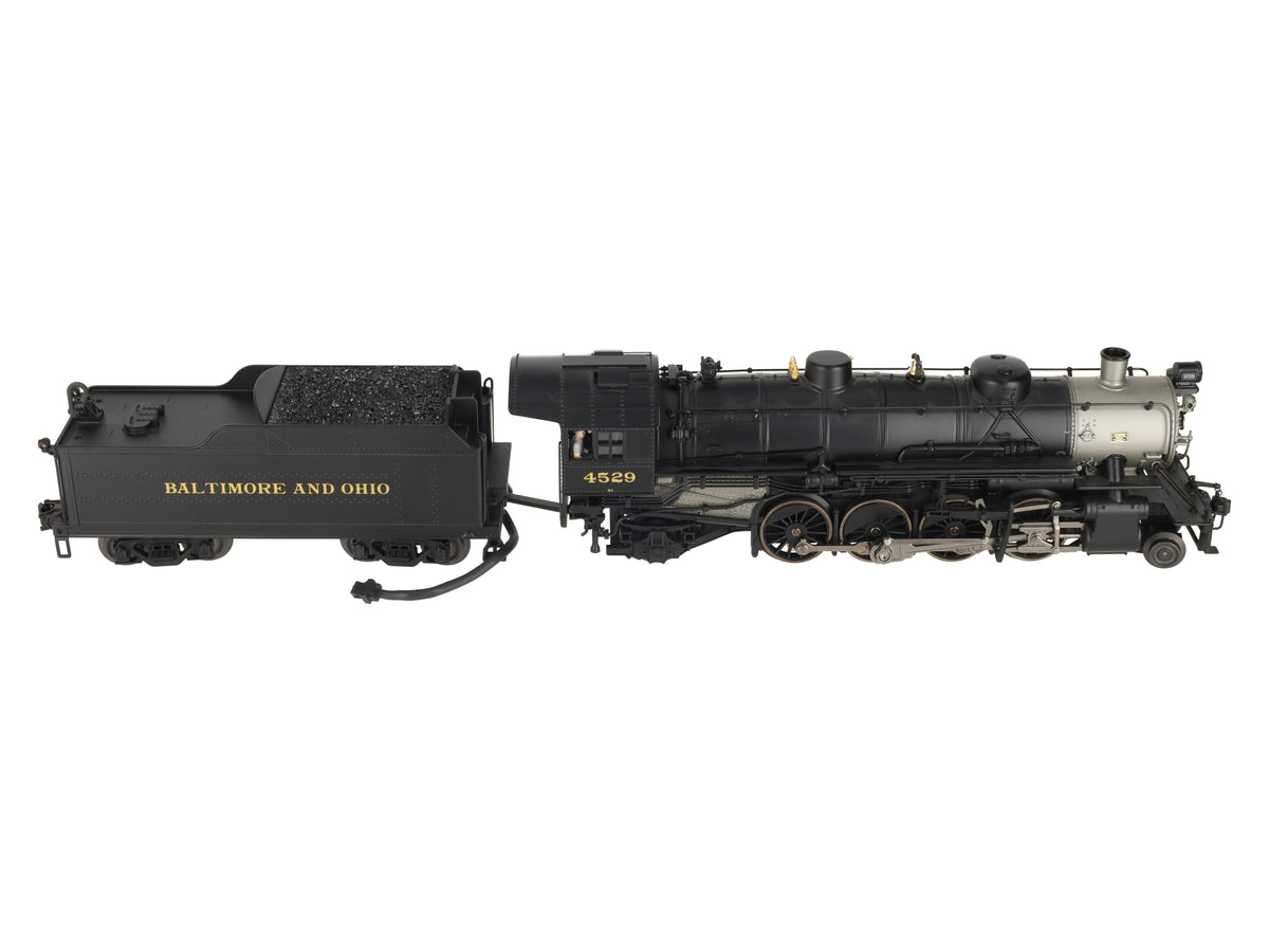 K-Line K3610-4529CC B&O Mikado Steam Locomotive & Tender #4529 with TMCC LN/Box