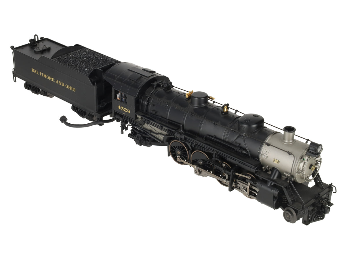 K-Line K3610-4529CC B&O Mikado Steam Locomotive & Tender #4529 with TMCC LN/Box