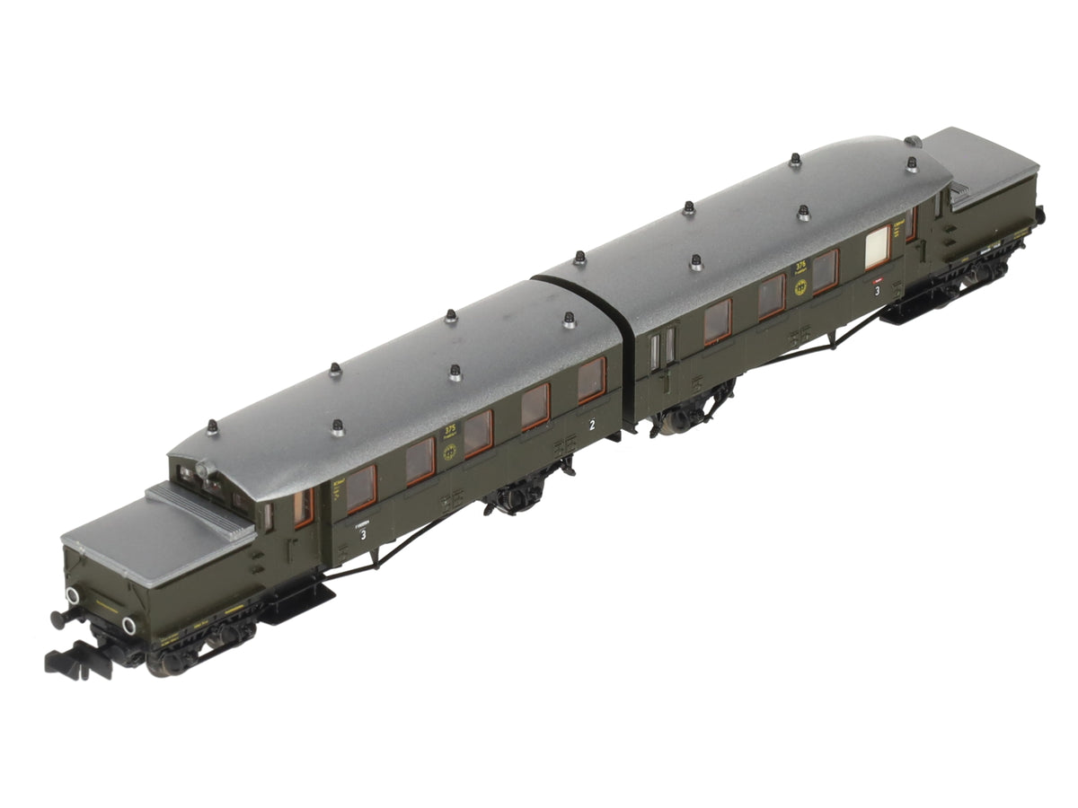 Roco 23012 N Scale DB Dual Railcar Diesel Locomotive #375 EX/Box