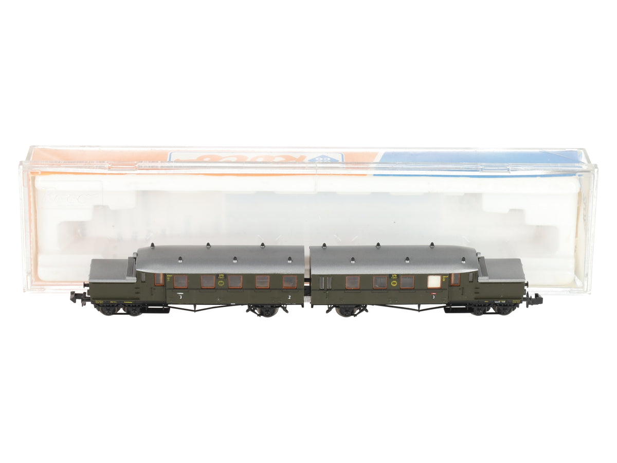 Roco 23012 N Scale DB Dual Railcar Diesel Locomotive #375 EX/Box