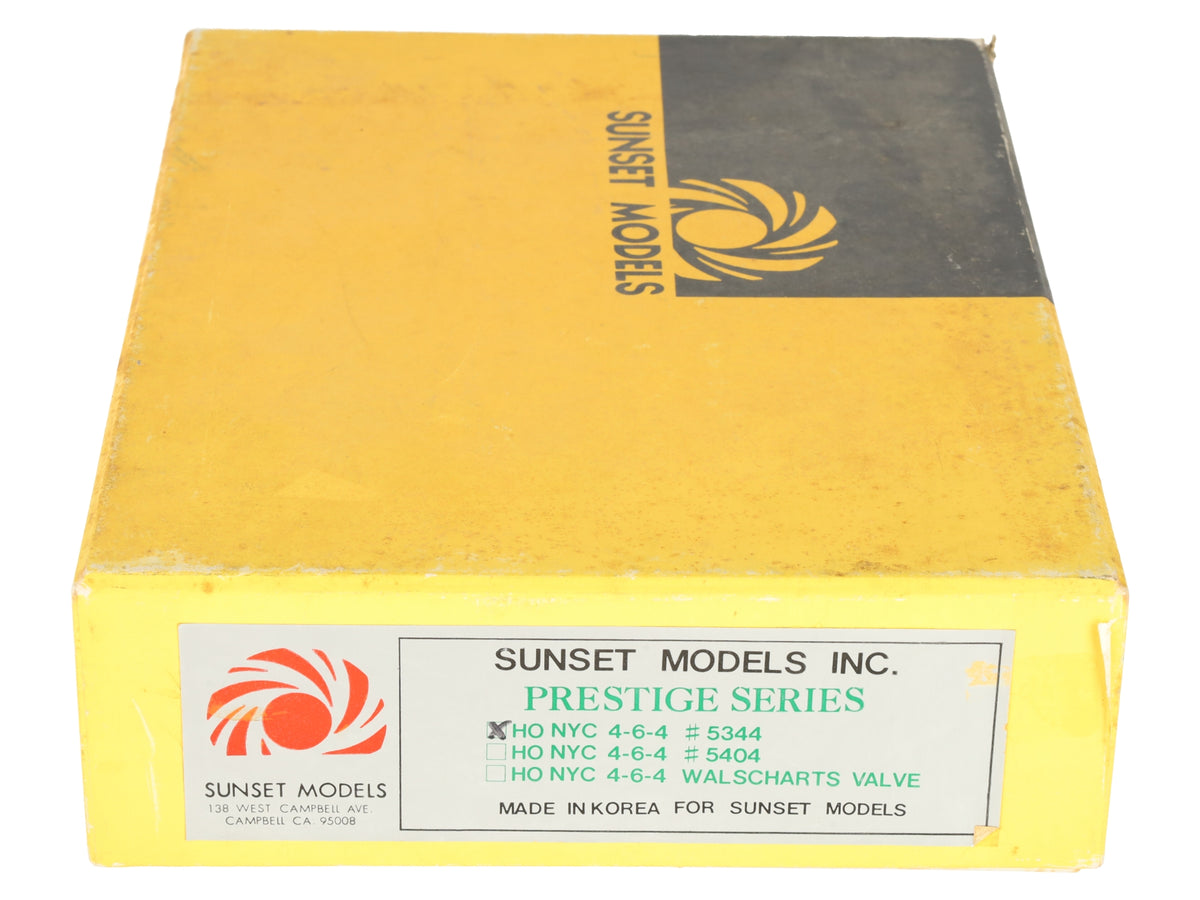 Sunset Models HO BRASS New York Central 4-6-4 Steam Locomotive & Tender/Box