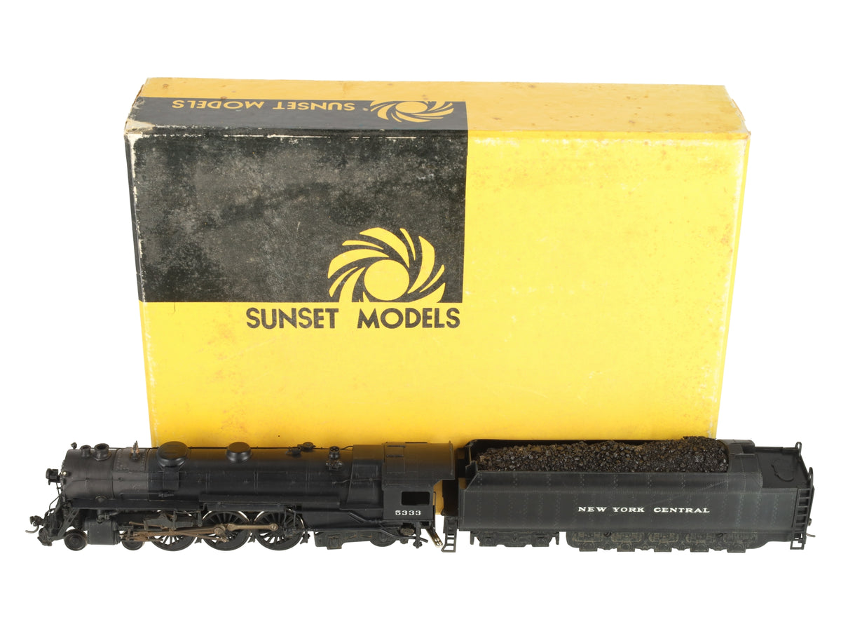 Sunset Models HO BRASS New York Central 4-6-4 Steam Locomotive & Tender/Box