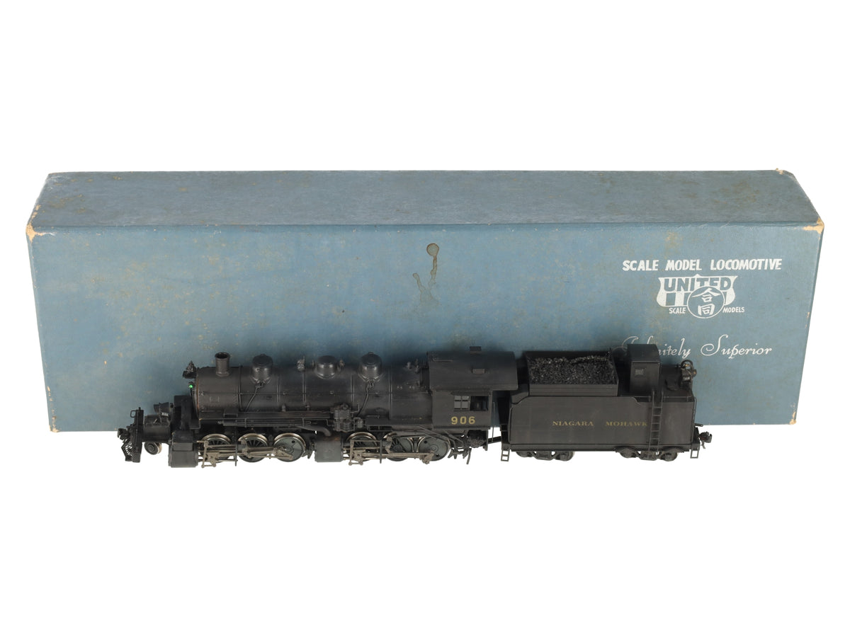 United Models HO Brass Niagara Mohawk 2-6-6-0 Steam Locomotive & Tender -Painted/Box