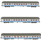 Marklin 43815 N Scale DB Airport Express Passenger Car Set of 3 LN