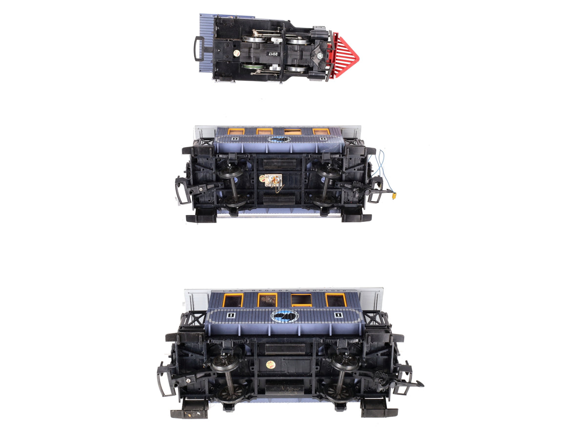 LGB 22301 G Scale Lake George & Boulder Steam Locomotive Train Set VG/Box