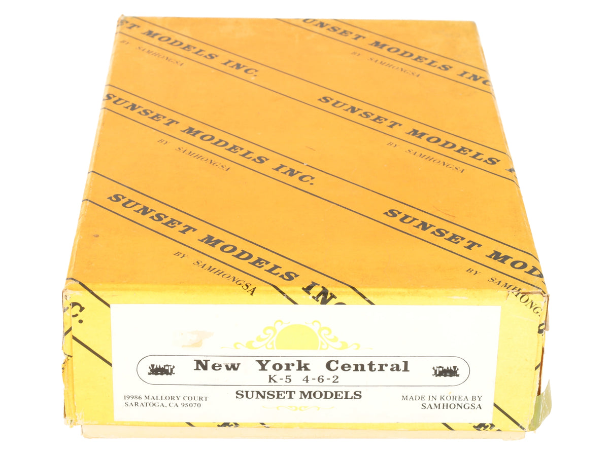 Sunset Models HO BRASS NYC K-5 4-6-2 Steam Loco & Tender - Painted/Box