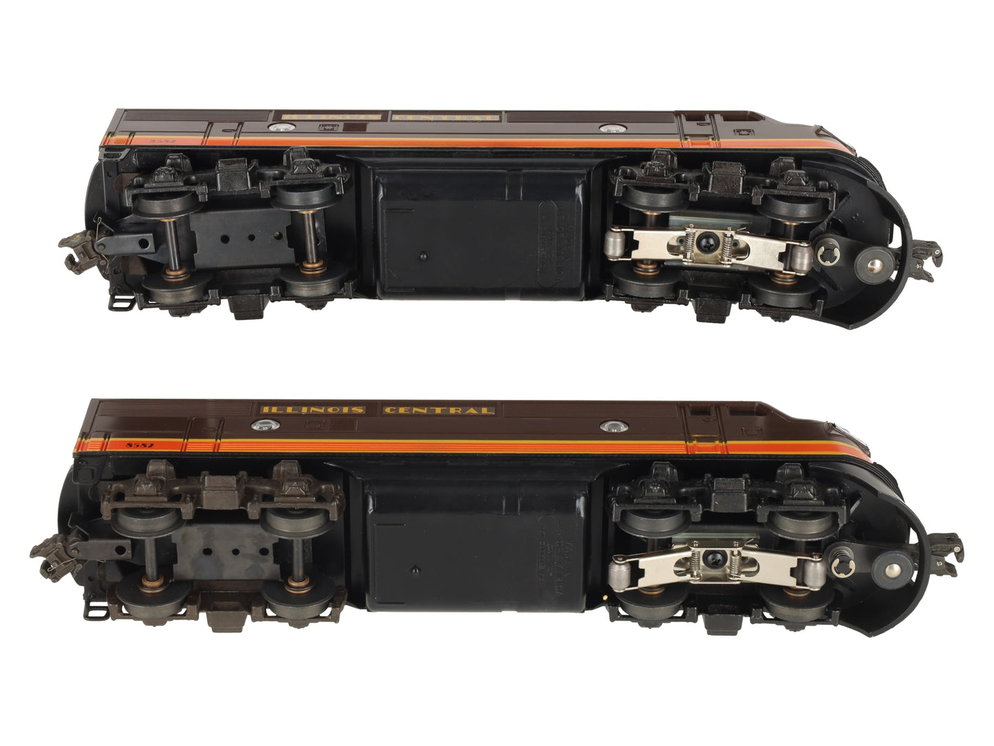 Lionel 6-8580 O Gauge Illinois Central F3 AA Diesel Locomotive Set LN/Box