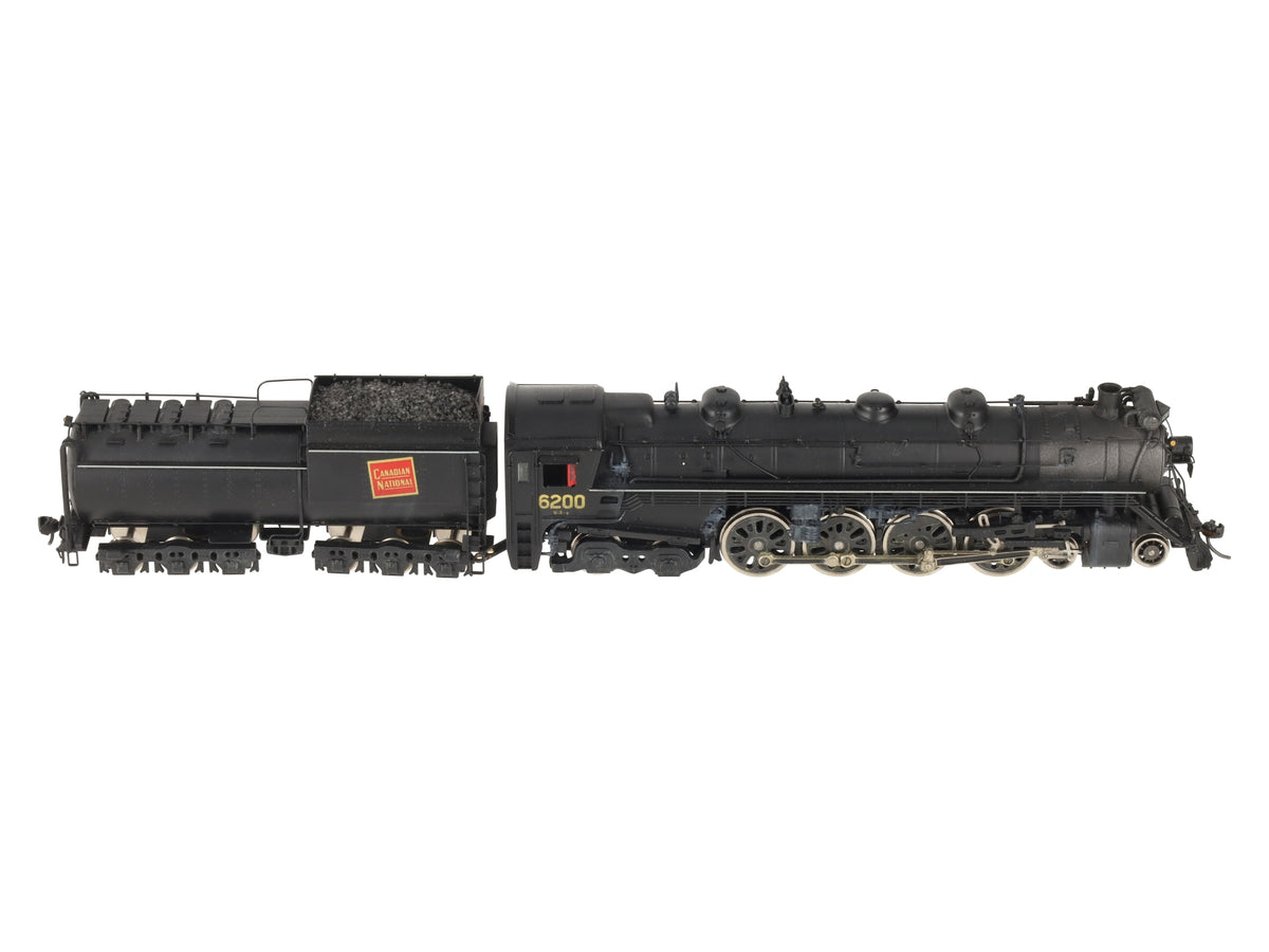 Toby Class 6200 HO BRASS CNR Class 6200 4-8-4 Steam Loco/Tender - painted/Box