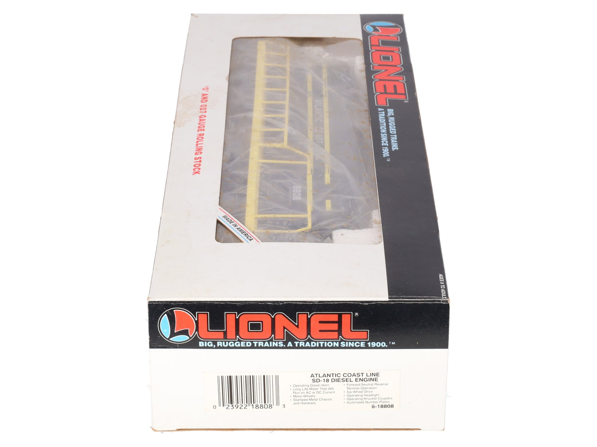 Lionel 6-18808 O Gauge Atlantic Coast Line SD-18 Diesel Locomotive #8808 EX/Box