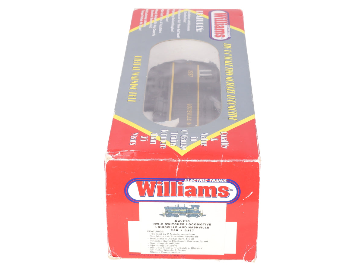 Williams NW218 O Gauge Louisville & Nashville NW-2 Diesel Switcher #2287 EX/Box