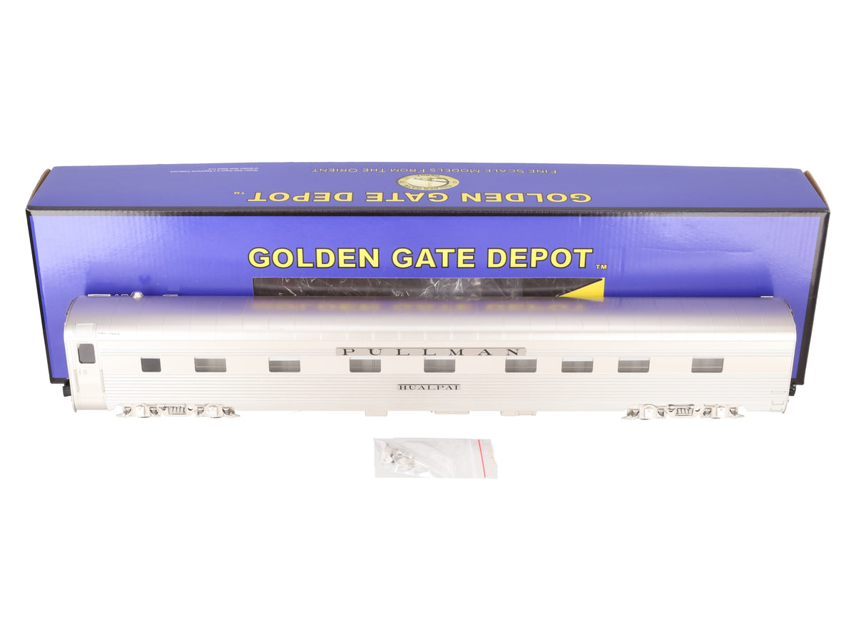 Golden Gate Depot O Santa Fe Aluminum "Hualpai" Super Chief 1938 4-4-2 Sleeper VG/Box