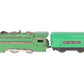 Marx Vintage O RARE Green NYC 0-4-0 Steam Locomotive & Tender - Repainted