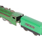 Marx Vintage O RARE Green NYC 0-4-0 Steam Locomotive & Tender - Repainted