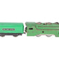 Marx Vintage O RARE Green NYC 0-4-0 Steam Locomotive & Tender - Repainted