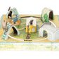 Louis Marx & Co. Vintage "Pinched" Tinplate Litho Wind-Up Table-Top Toy VG