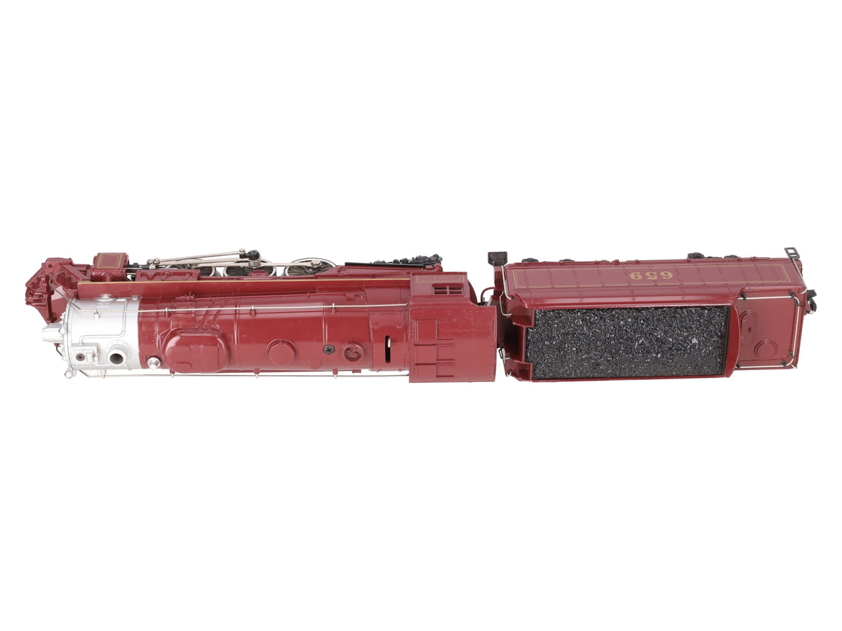 Lionel 6-8101 O Gauge Chicago & Alton 4-6-4 Diecast Steam Loco & Tender #659 EX/Box
