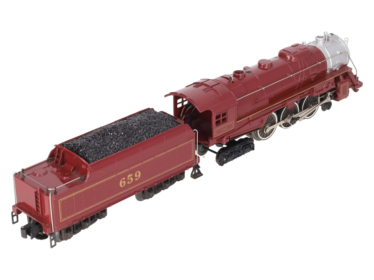 Lionel 6-8101 O Gauge Chicago & Alton 4-6-4 Diecast Steam Loco & Tender #659 EX/Box