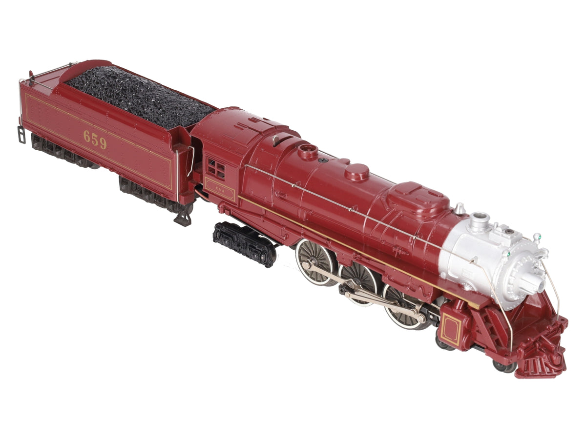 Lionel 6-8101 O Gauge Chicago & Alton 4-6-4 Diecast Steam Loco & Tender #659 EX/Box